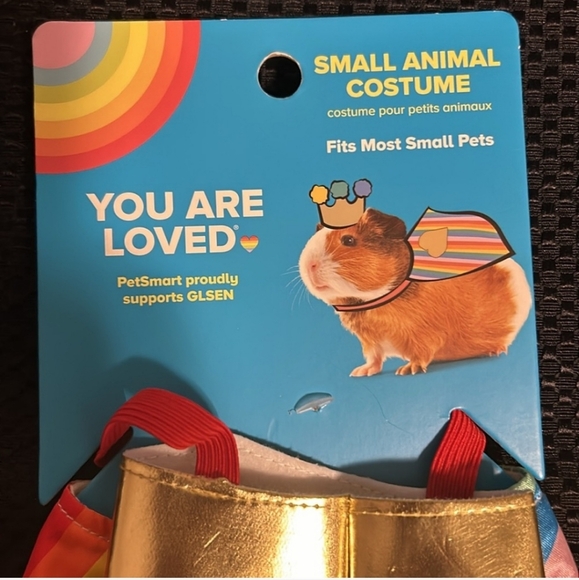 Free W/ Purchase You are loved small animal costume - Cape and Crown - Picture 2 of 4